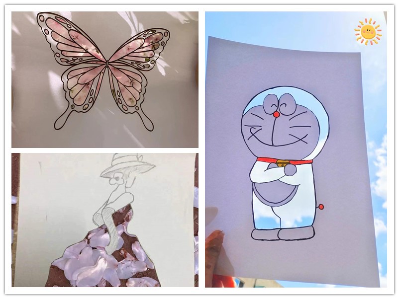 船舶工程学院开展“给春天穿件衣裳 ”创意剪纸 摄影活动