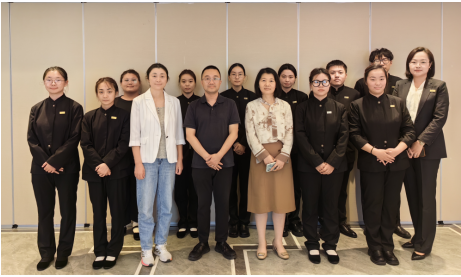 物流管理学院教师走访工学交替企业无锡欣旺大酒店