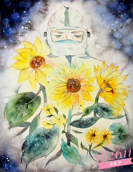 信息管理学院抗击疫情线上主题绘画展  圆满结束