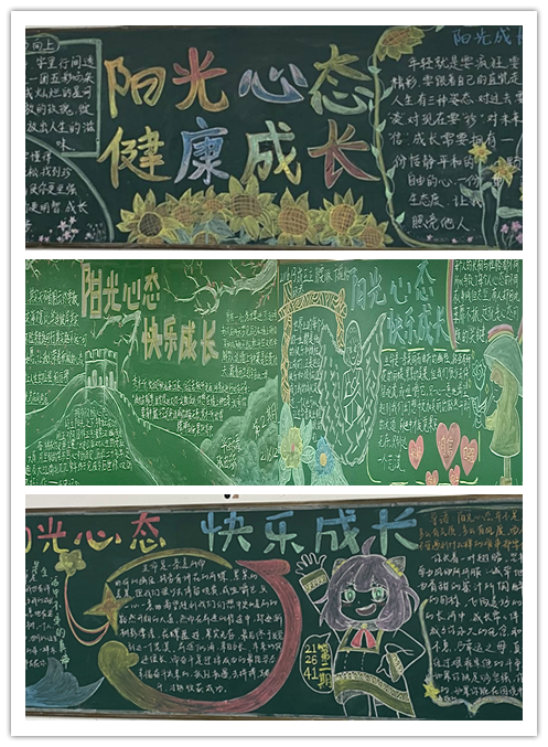 信息管理学院“阳光心态,快乐成长”黑板报评比圆满结束